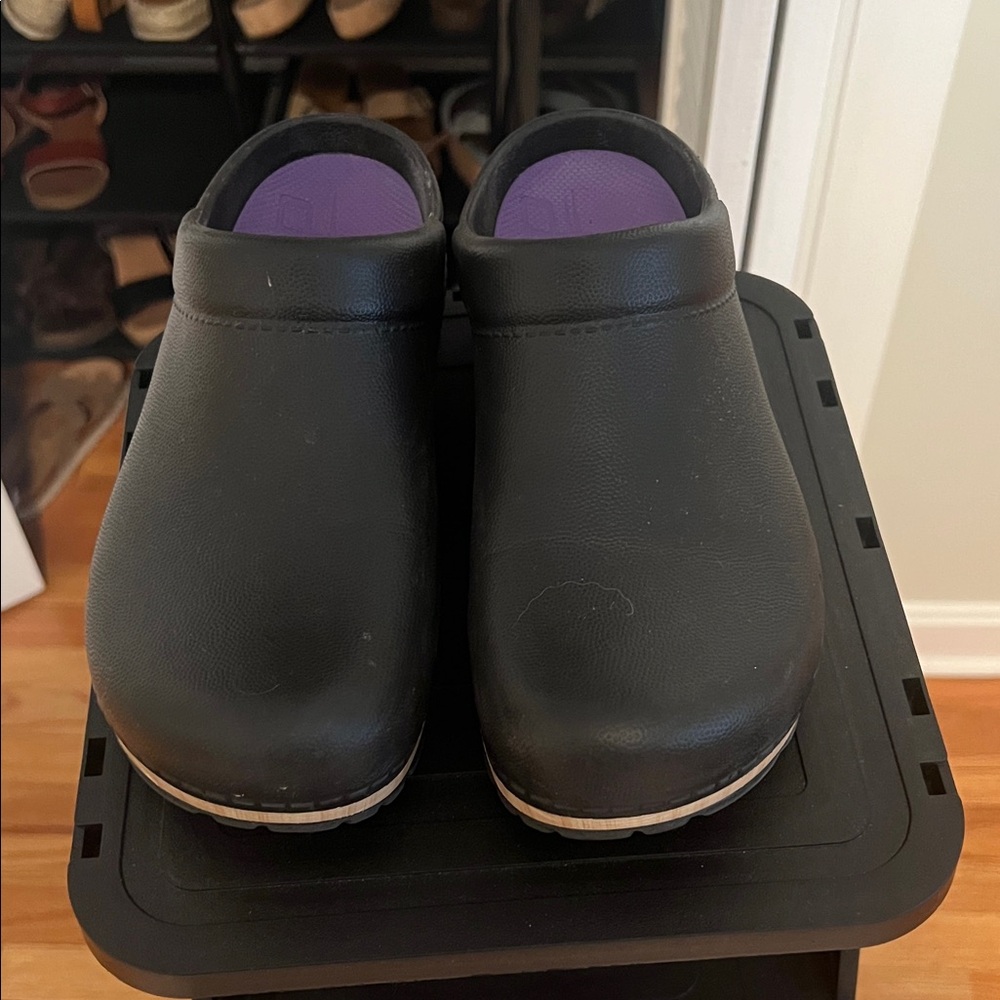 Dansko Black Clogs